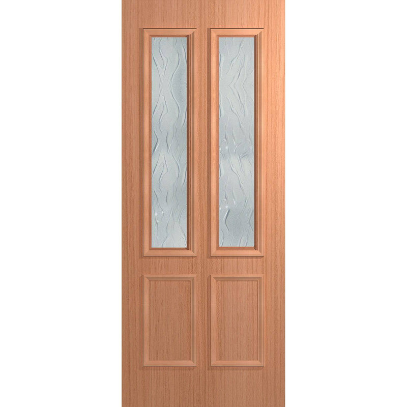 Hume Doors BFR12 (2040mm x 820mm x 40mm) Solid HMR MDF Core SPM Africana Bushfire Resistant Entrance Door - Sydney Home Centre