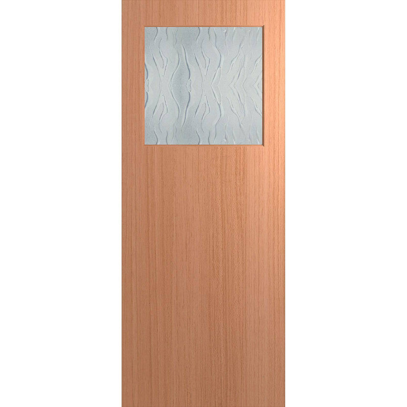 Hume Doors BFR15 (2040mm x 820mm x 40mm) Solid HMR MDF Core SPM Africana Bushfire Resistant Entrance Door - Sydney Home Centre