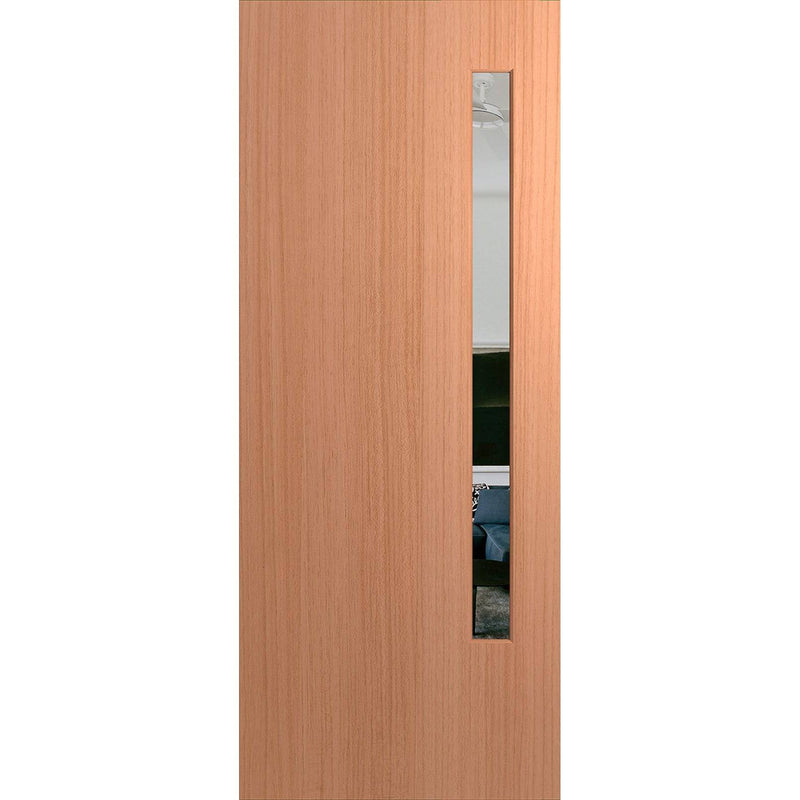 Hume Doors BFR3 (2040mm x 820mm x 40mm) Solid HMR MDF Core SPM Clear Bushfire Resistant Entrance Door - Sydney Home Centre