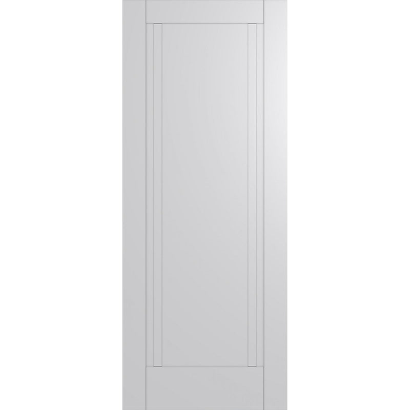 Hume Doors Hampton HAM12 (2040mm x 520mm x 35mm) Hampton Construction Primed MDF Infill Panel Internal Door - Sydney Home Centre