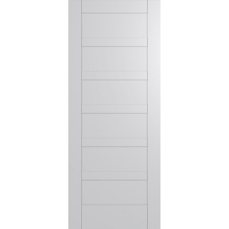 Hume Doors Hampton HAM6 (2040mm x 620mm x 35mm) Hampton Construction Primed MDF Infill Panel Internal Door - Sydney Home Centre