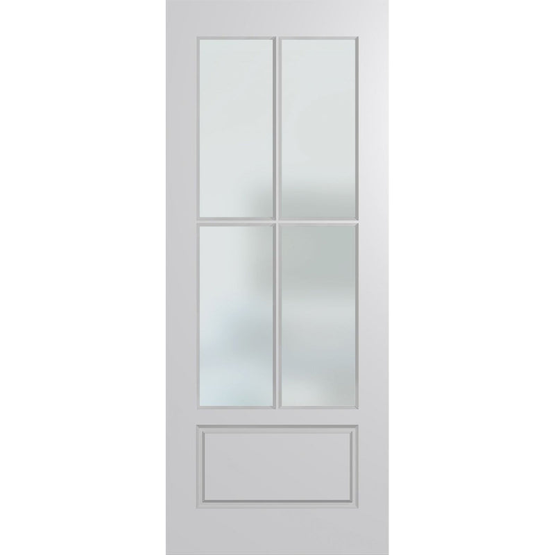 Hume Doors HAV44 (2040mm x 820mm x 40mm) Solid HMR MDF Core SPM Translucent Haven Entrance Door - Sydney Home Centre
