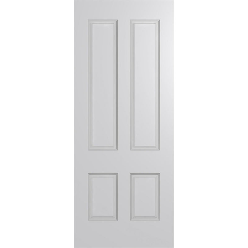 Hume Doors Humecraft HMC4 (2040mm x 520mm x 35mm) Solid HMR MDF Core (HV) Primed MDF Unglazed Internal Door - Sydney Home Centre