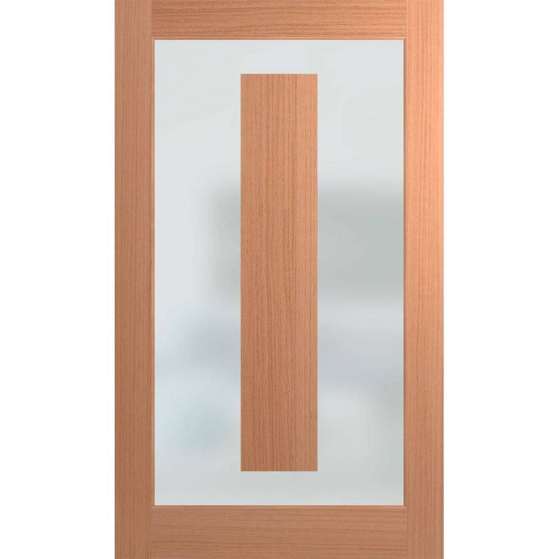 Hume Doors Illusion XIL21 (2040mm x 1200mm x 40mm) Engineered Joinery SPM Translucent Entrance Door - Sydney Home Centre