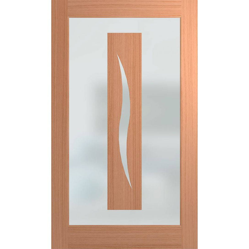 Hume Doors Illusion XIL26 (2040mm x 1200mm x 40mm) Engineered Joinery SPM Translucent Entrance Door - Sydney Home Centre