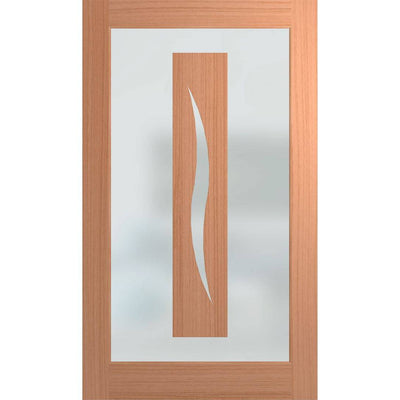 Hume Doors Illusion XIL26 (2040mm x 1200mm x 40mm) Engineered Joinery SPM Translucent Entrance Door - Sydney Home Centre