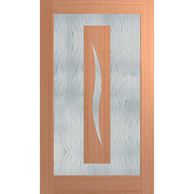 Hume Doors Illusion XIL26 (2340mm x 1200mm x 40mm) Engineered Joinery SPM Africana Entrance Door - Sydney Home Centre