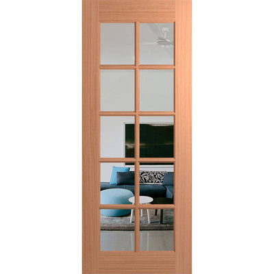 Hume Doors Joinery JST10 (2040mm x 620mm x 40mm) Engineered Joinery SPM Clear Entrance Door - Sydney Home Centre