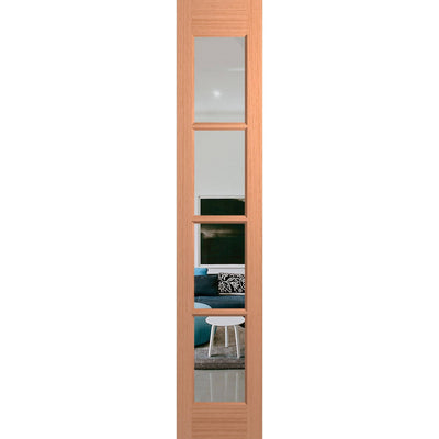 Hume Doors Joinery JST12 (2040mm x 400mm x 40mm) Engineered Joinery SPM Clear Entrance Door - Sydney Home Centre