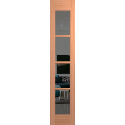 Hume Doors Joinery JST12 (2040mm x 400mm x 40mm) Engineered Joinery SPM Grey Tint Entrance Door - Sydney Home Centre