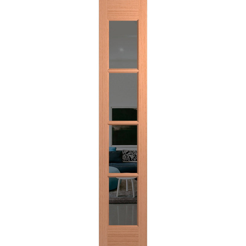 Hume Doors Joinery JST12 (2040mm x 400mm x 40mm) Engineered Joinery SPM Grey Tint Entrance Door - Sydney Home Centre