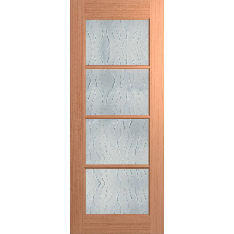 Hume Doors Joinery JST4 (2040mm x 720mm x 40mm) Engineered Joinery SPM Africana Entrance Door - Sydney Home Centre