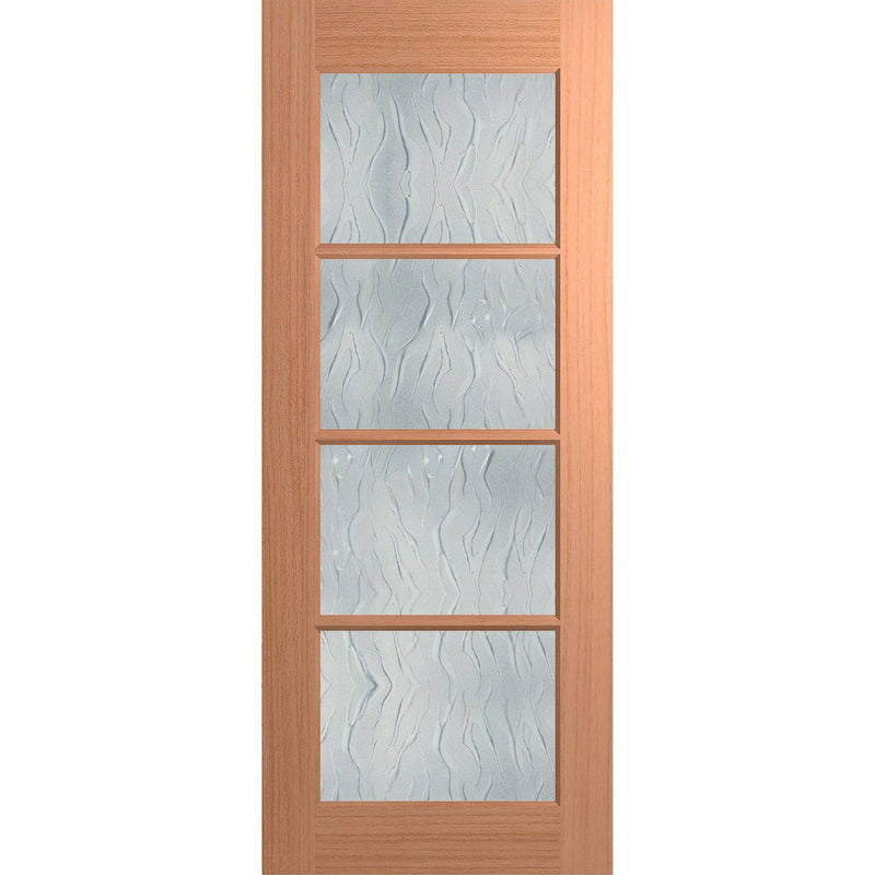 Hume Doors Joinery JST4 (2040mm x 820mm x 40mm) Engineered Joinery SPM Africana Entrance Door - Sydney Home Centre