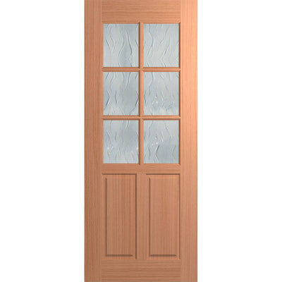 Hume Doors Joinery JST6 (2040mm x 720mm x 40mm) Engineered Joinery SPM Africana Entrance Door - Sydney Home Centre