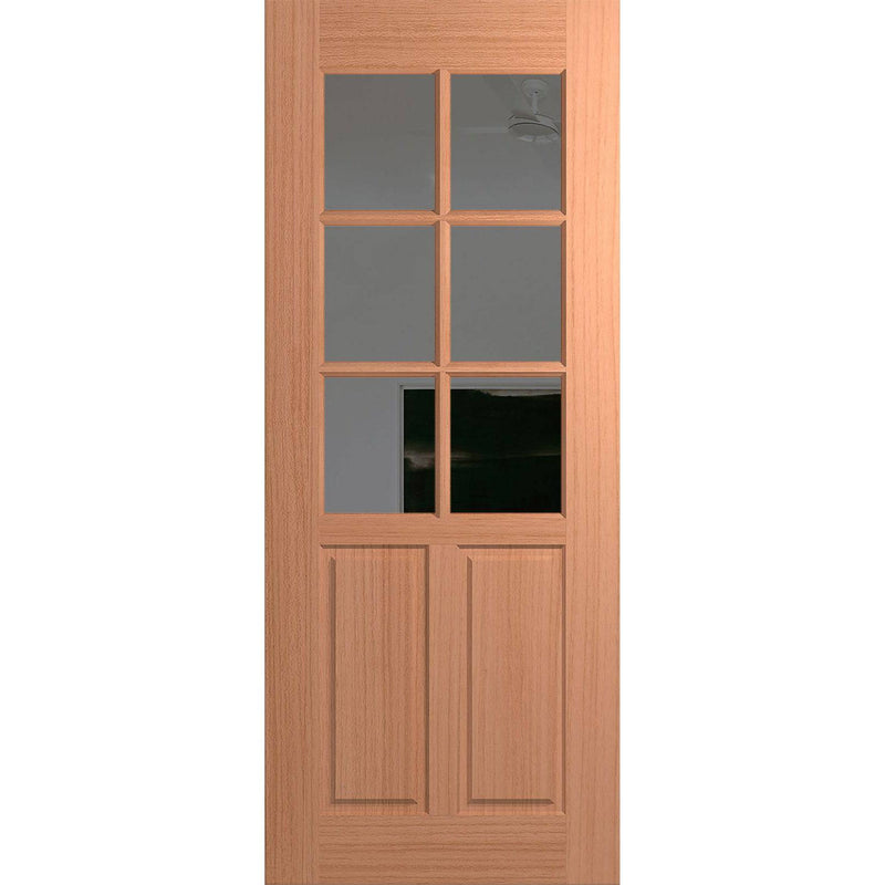 Hume Doors Joinery JST6 (2040mm x 720mm x 40mm) Engineered Joinery SPM Grey Tint Entrance Door - Sydney Home Centre