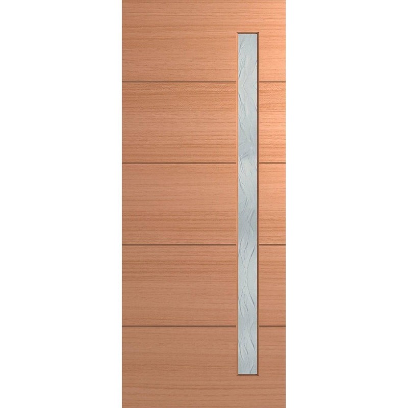 Hume Doors Linear Entrance XLR160 (2040mm x 820mm x 40mm) SPM Africana Entrance Door - Sydney Home Centre