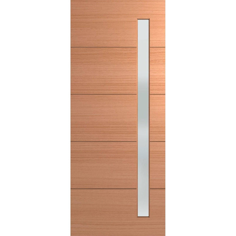 Hume Doors Linear Entrance XLR160 (2040mm x 820mm x 40mm) SPM Translucent Entrance Door - Sydney Home Centre