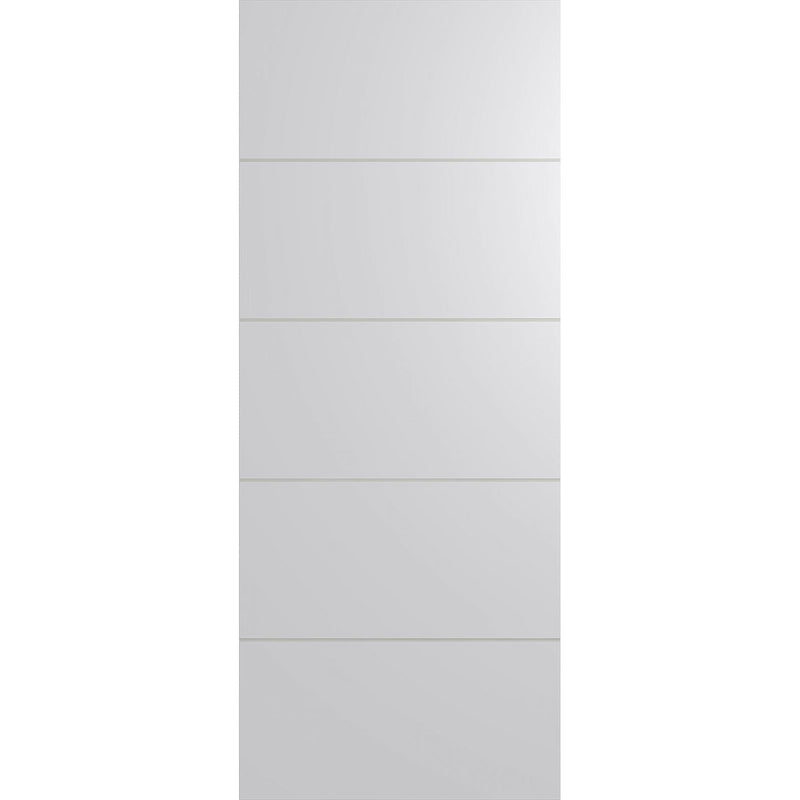 Hume Doors Linear Internal HLR230 (2040mm x 720mm x 35mm) Primed MDF Unglazed Internal Door - Sydney Home Centre