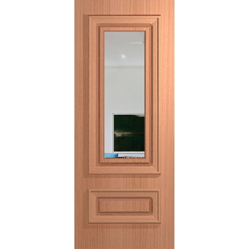 Hume Doors Regency XR5 (2040mm x 820mm x 40mm) Solid HMR MDF Core (DB) SPM Clear Entrance Door - Sydney Home Centre