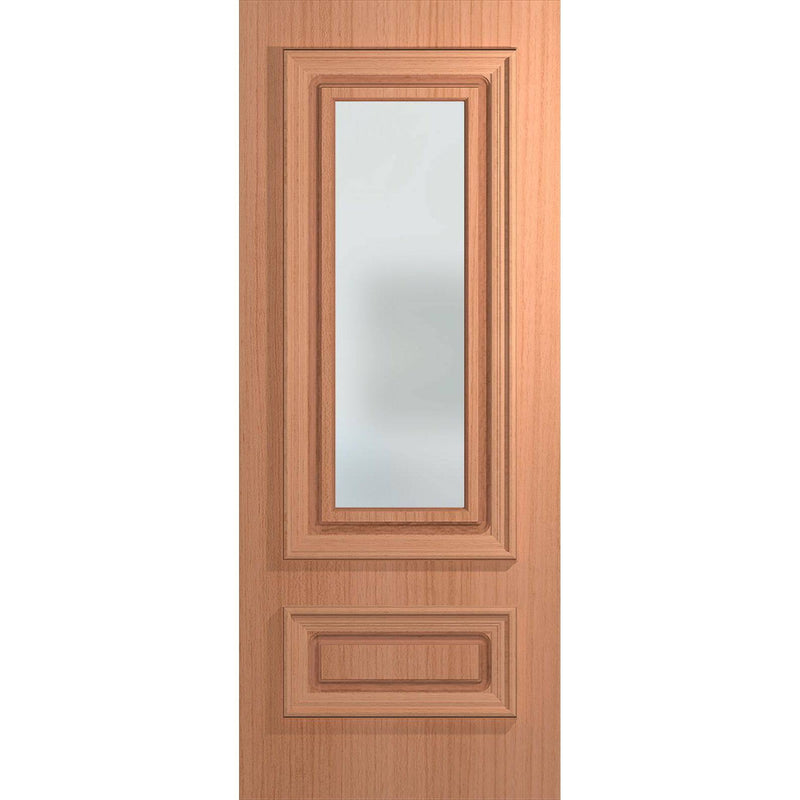 Hume Doors Regency XR5 (2040mm x 820mm x 40mm) Solid HMR MDF Core (DB) SPM Translucent Entrance Door - Sydney Home Centre