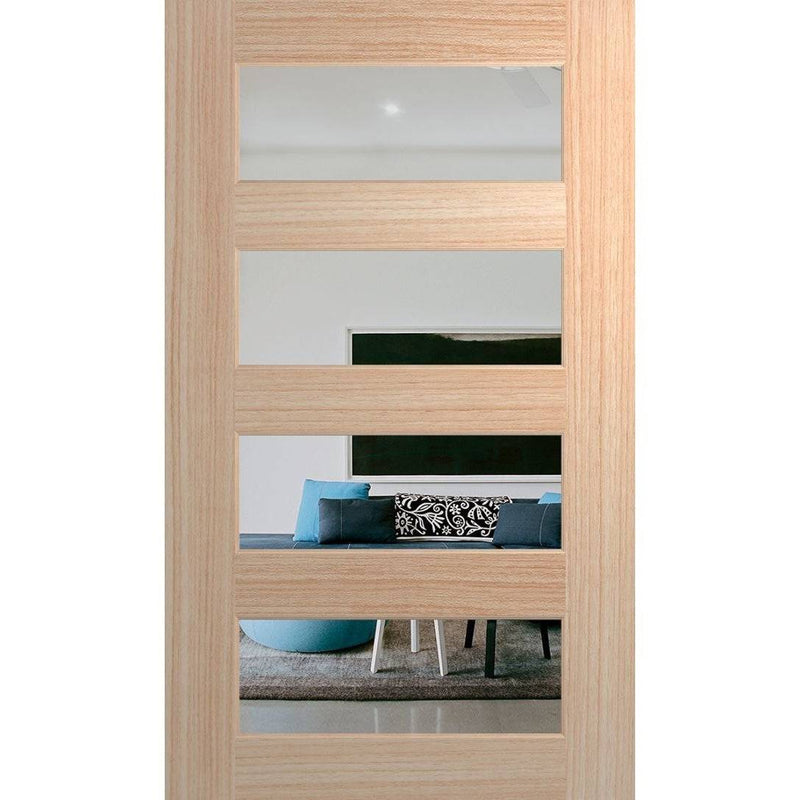 Hume Doors Savoy 1200 XS24 (2040mm X 1200mm X 40mm) Blackbutt Clear ...