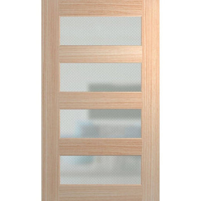 Hume Doors Savoy 1200 XS24 (2040mm x 1200mm x 40mm) Blackbutt Geostep Entrance Door - Sydney Home Centre