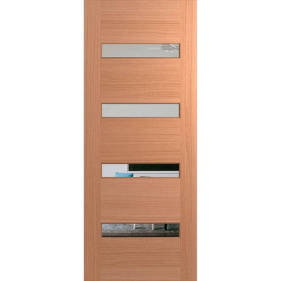 Hume Doors Savoy 820 XS11 (2040mm x 820mm x 40mm) SPM Clear Entrance Door - Sydney Home Centre