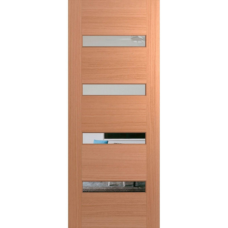 Hume Doors Savoy 820 XS11 (2040mm x 820mm x 40mm) SPM Low E Entrance Door - Sydney Home Centre