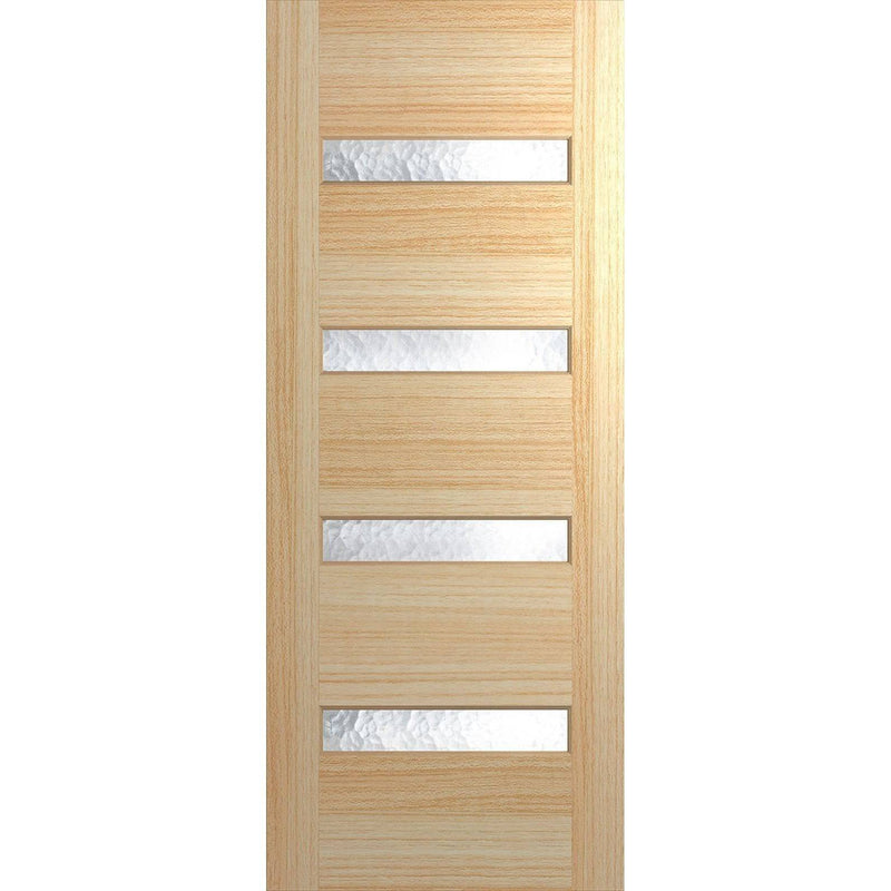 Hume Doors Savoy 820 XS11 (2040mm x 820mm x 40mm) Tas Oak Cathedral Entrance Door - Sydney Home Centre