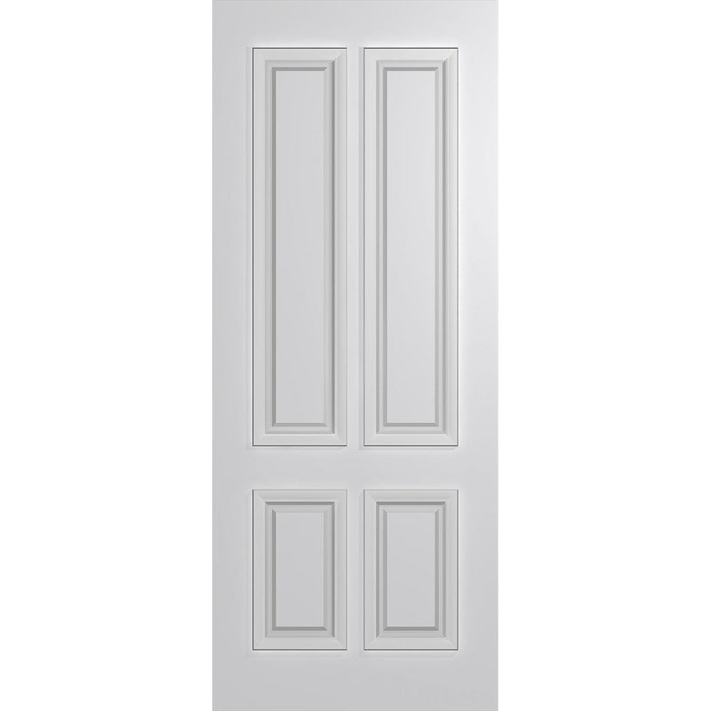 Hume Doors Vaucluse Premier XVP11 (2040mm x 820mm x 40mm) Solid HMR MDF Core (DB) DuraXP Unglazed Entrance Door - Sydney Home Centre