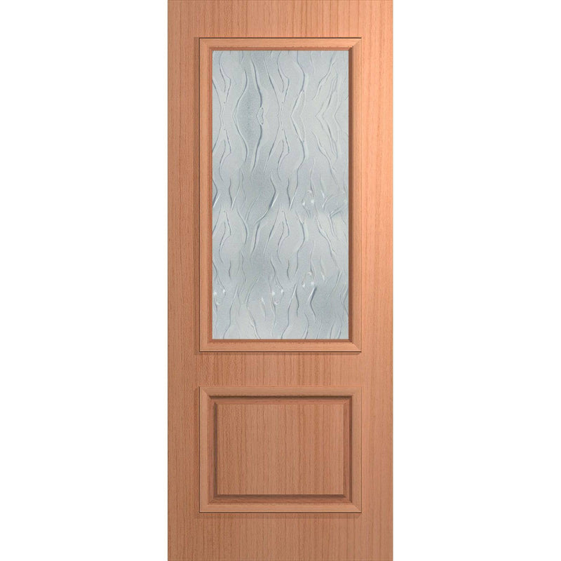 Hume Doors Vaucluse Premier XVP22 (2040mm x 820mm x 40mm) Solid HMR MDF Core (DB) SPM Africana Entrance Door - Sydney Home Centre