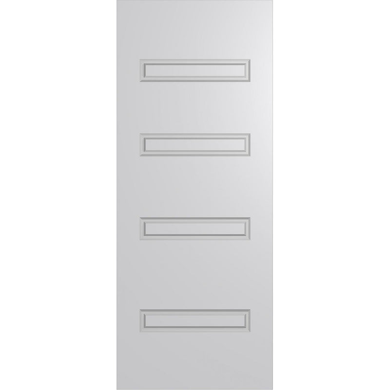 Hume Doors Vaucluse XV10 (2040mm x 820mm x 40mm) Solid HMR MDF Core (DB) DuraXP (Design On Both Sides) Design Unglazed Entrance Door - Sydney Home Centre