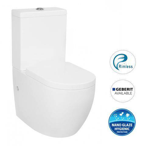Inspire Cosenza FTW Toilet White - Sydney Home Centre