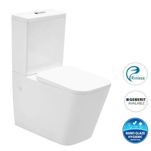 Inspire X-Cube Rimless FTW Toilet White - Sydney Home Centre