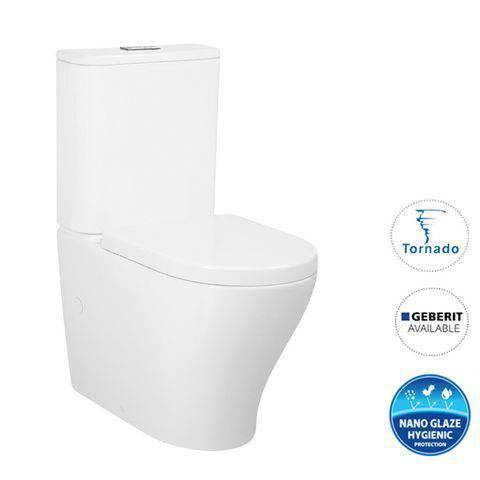 Inspire Zenitti Soft Close FTW Toilet White - Sydney Home Centre
