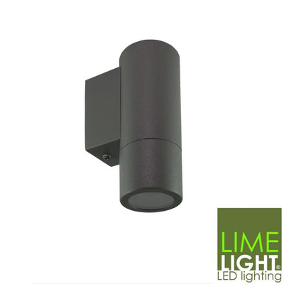 Limelight Bronte Wall Mounted Round Down Light 240V LED Dark Grey - Sydney Home Centre