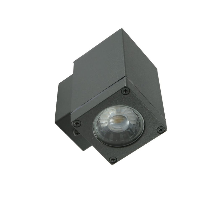 Limelight Bronte Wall Mounted Square Down Light 240V Dark Grey - Sydney Home Centre