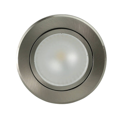 Limelight Hero Dimmable Warm White 15W COB LED Downlight Kit 90mm Silver Frame - Sydney Home Centre