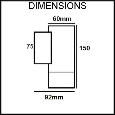 Limelight Sorrento 3mm 316 Stainless Steel Wall Mounted Down Light 240V LED Grey - Sydney Home Centre