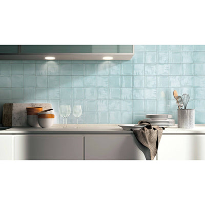 Luxe Sky Blue 100x100 Gloss - Sydney Home Centre