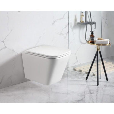 Mercio Enox66 Wall Hung Toilet Pan White - Sydney Home Centre