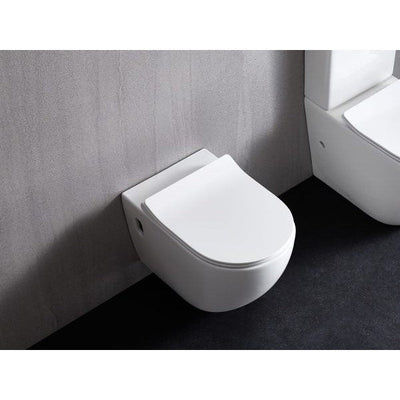 Mercio Raul66 Wall Hung Toilet Pan White - Sydney Home Centre