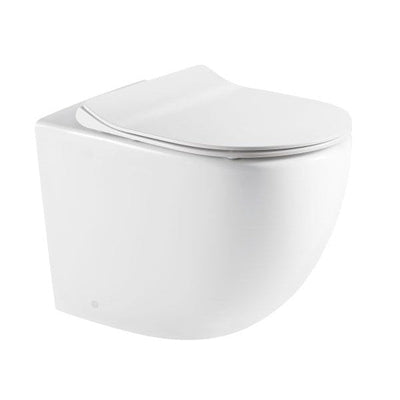 Mercio Raul66 Wall Hung Toilet Pan White - Sydney Home Centre