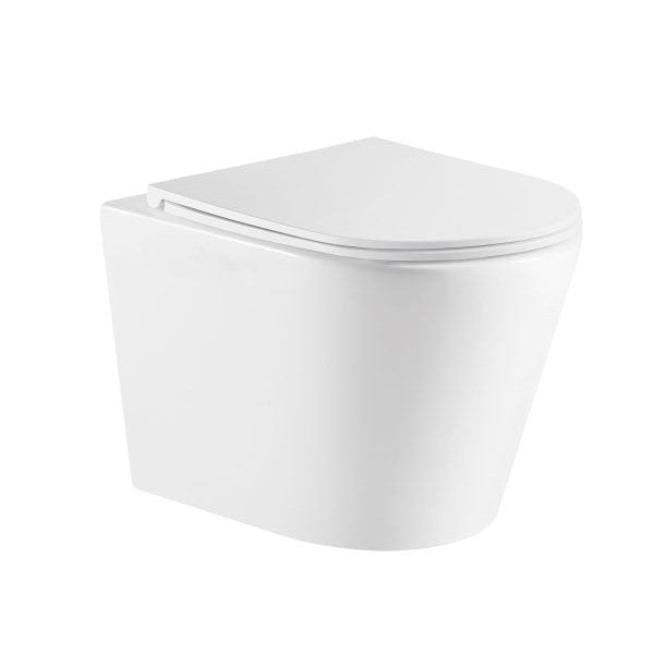 Mercio Zara Wall Hung Toilet Pan White - Sydney Home Centre