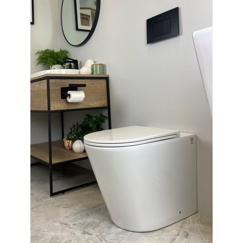 Mercio Zara99 Back To Wall Toilet Pan White - Sydney Home Centre