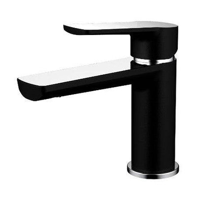 Millennium Tapware Akemi Basin Mixer Matte Black & Chrome - Sydney Home Centre