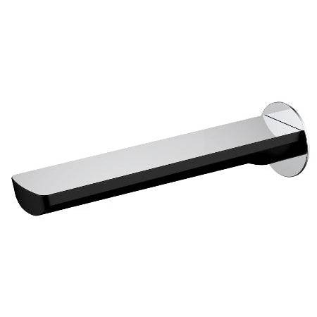 Millennium Tapware Akemi Bath Spout 180mm Matte Black & Chrome - Sydney Home Centre