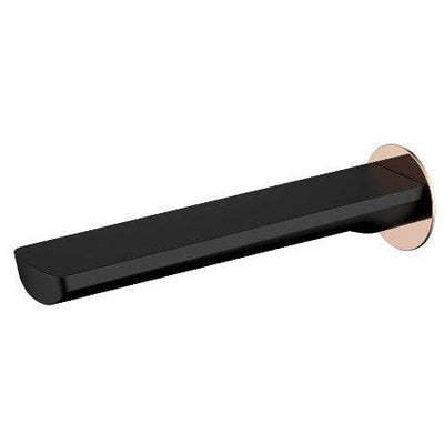 Millennium Tapware Akemi Bath Spout 180mm Matte Black & Rose Gold - Sydney Home Centre