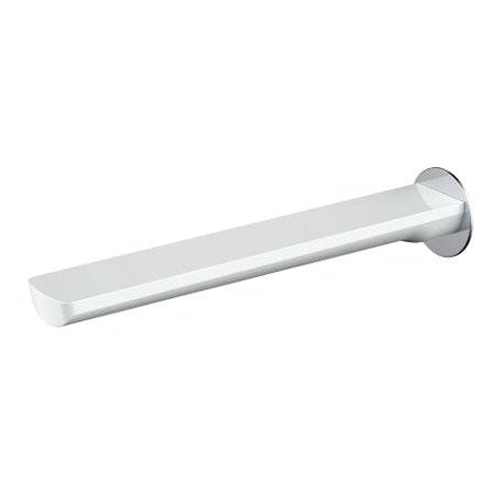 Millennium Tapware Akemi Bath Spout 235mm White & Chrome - Sydney Home Centre