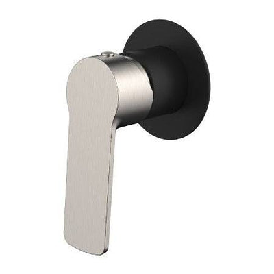 Millennium Tapware Akemi Shower Mixer Matte Black & Brushed Nickel - Sydney Home Centre